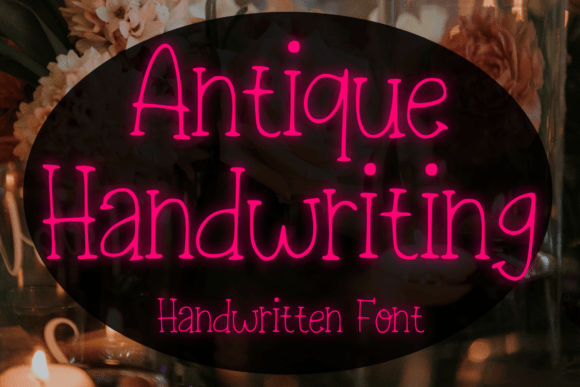 Antique Handwriting: A Timeless Script for Editorial Design