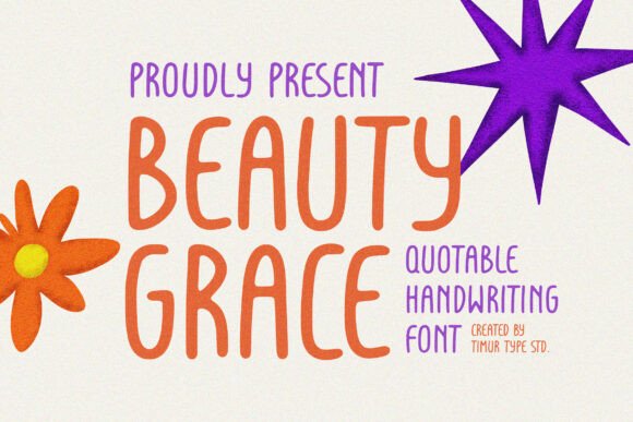 Beauty Grace: A Handwriting Display Font for Branding Projects
