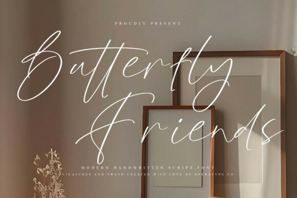 Butterfly Friends: A Font That Elevates Your Brand
