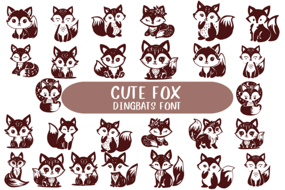 Cute Fox Font for Handmade Creators