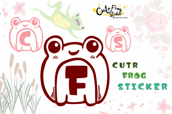 Cute Frog Sticker: A Font That Brings Personality to Your Brand