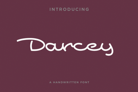 Darcey Script Font for Web Design