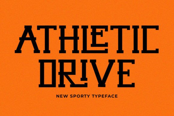 Font That Drives Brand Identity: Athletic Drive for Small Business