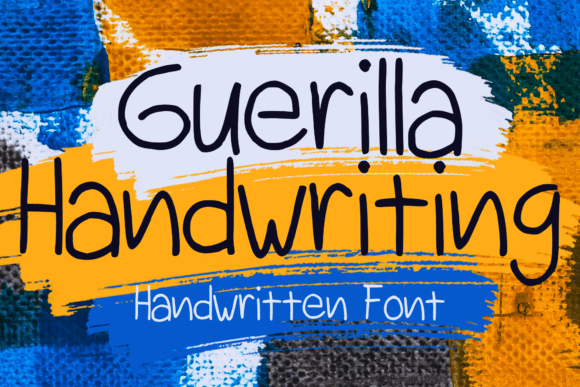 Guerilla Handwriting: A Versatile Script Font for Editorial Design