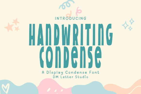 Handwriting Condense: A Font for Digital Elegance