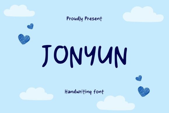 Jonyun: A Handwritten Font for Heartfelt Editorial Design