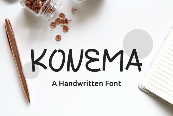 Konema: A Font That Feels Like a Handwritten Note