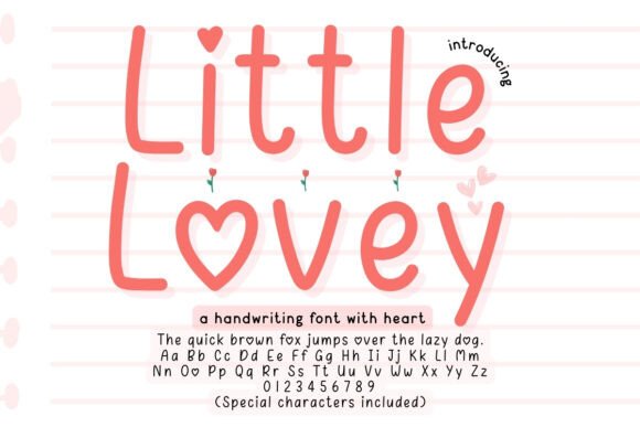 Little Lovey: A Font That Adds Heart to Your Brand