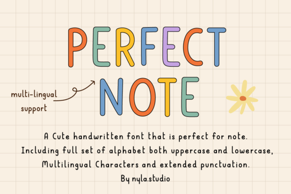 Perfect Notes: A Handwritten Font for Polished Branding
