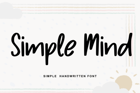 Simple Mind: A Handwritten Font That Feels Like Real Thought