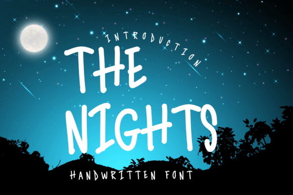 The Nights: A Script Font for Midnight Elegance