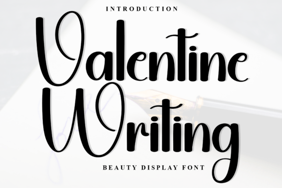 Valentine Writing: A Font That Brings Warmth to Your Creations
