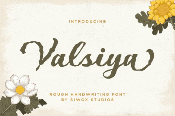 Valsiya: A Script Font for Modern Branding