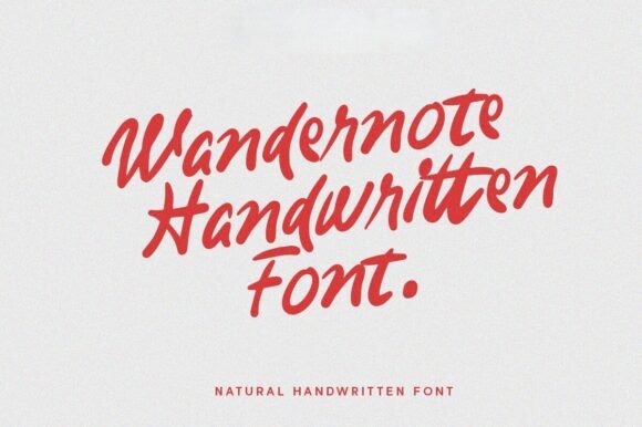 Wandernote Handwritten: A Designer’s Take on Fluid Typography