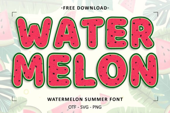 Watermelon Summer Font: A Refreshing Addition to Editorial Design