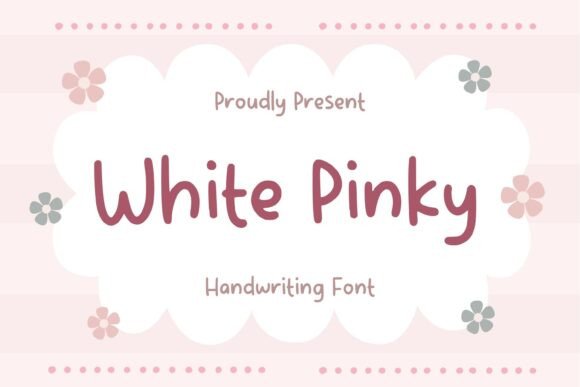 White Pinky: A Sweet Script Font for Digital Design