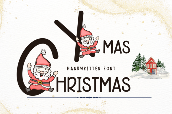 Xmas Christmas: A Handwritten Font for Creative Crafters